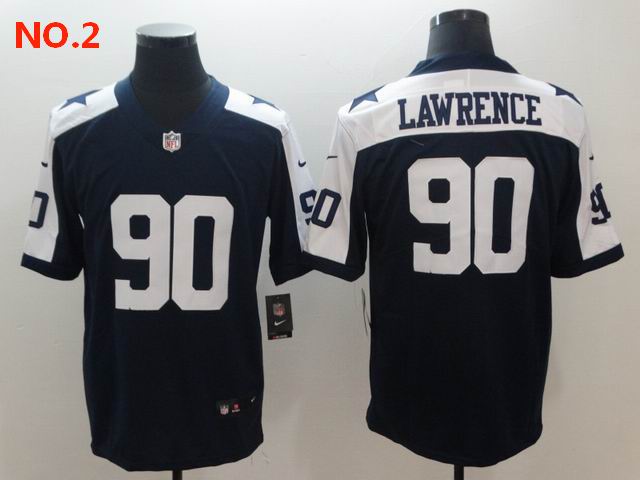 Men's Dallas Cowboys #90 DeMarcus Lawrence Jersey NO.2;